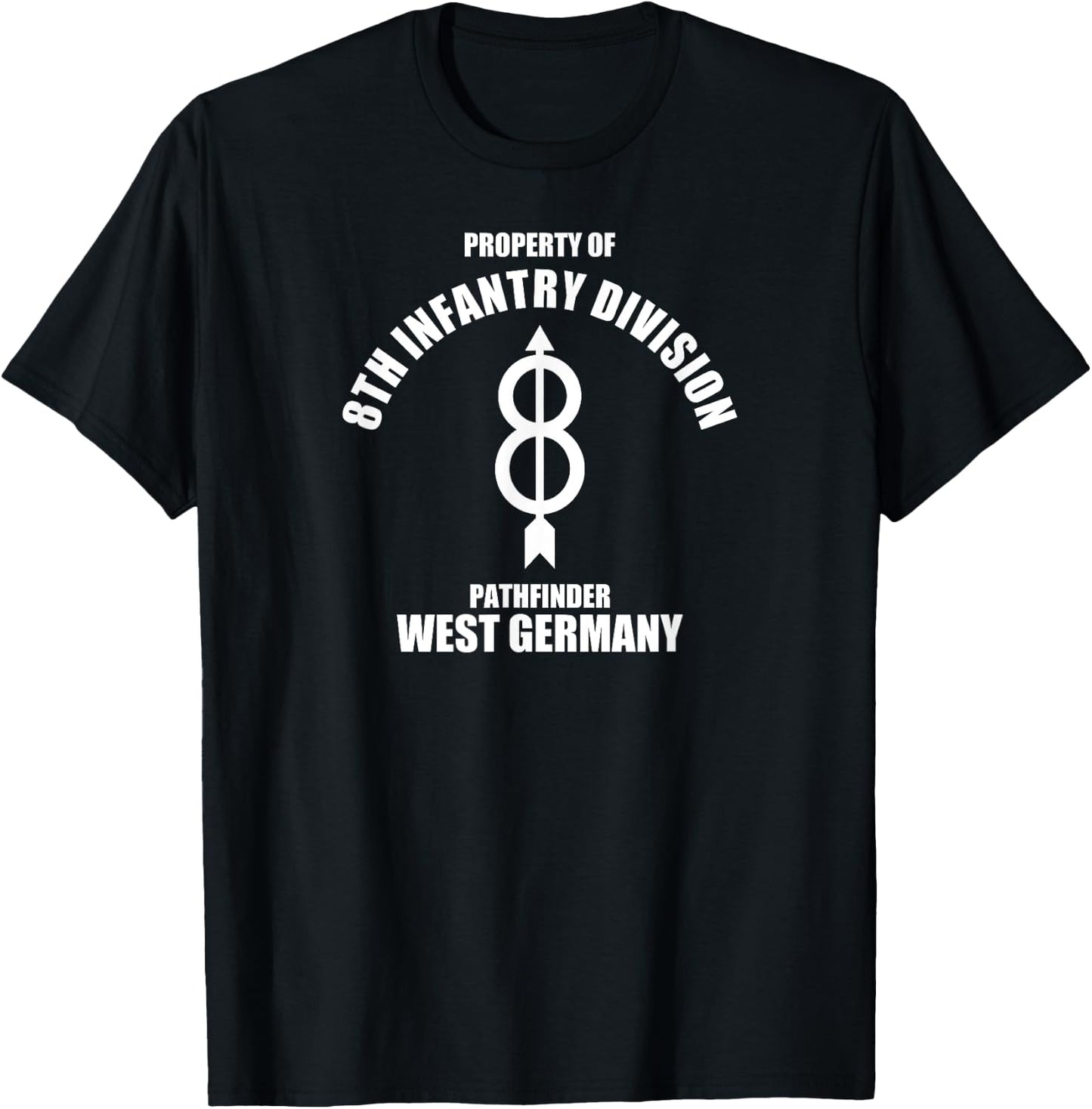 8th Infantry Division T-Shirt - T-Shirt | Black