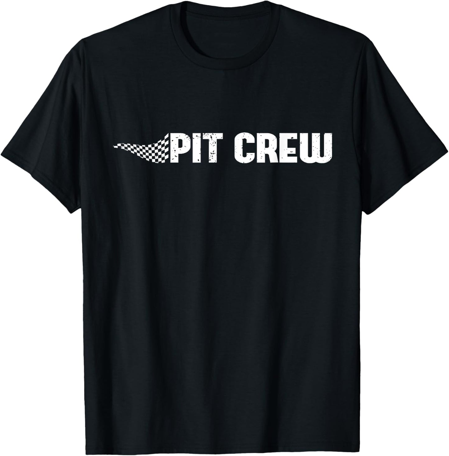 Pit Crew Pit Crew Racing Car Family Matching Birthday Party T-Shirt - T-Shirt | Black
