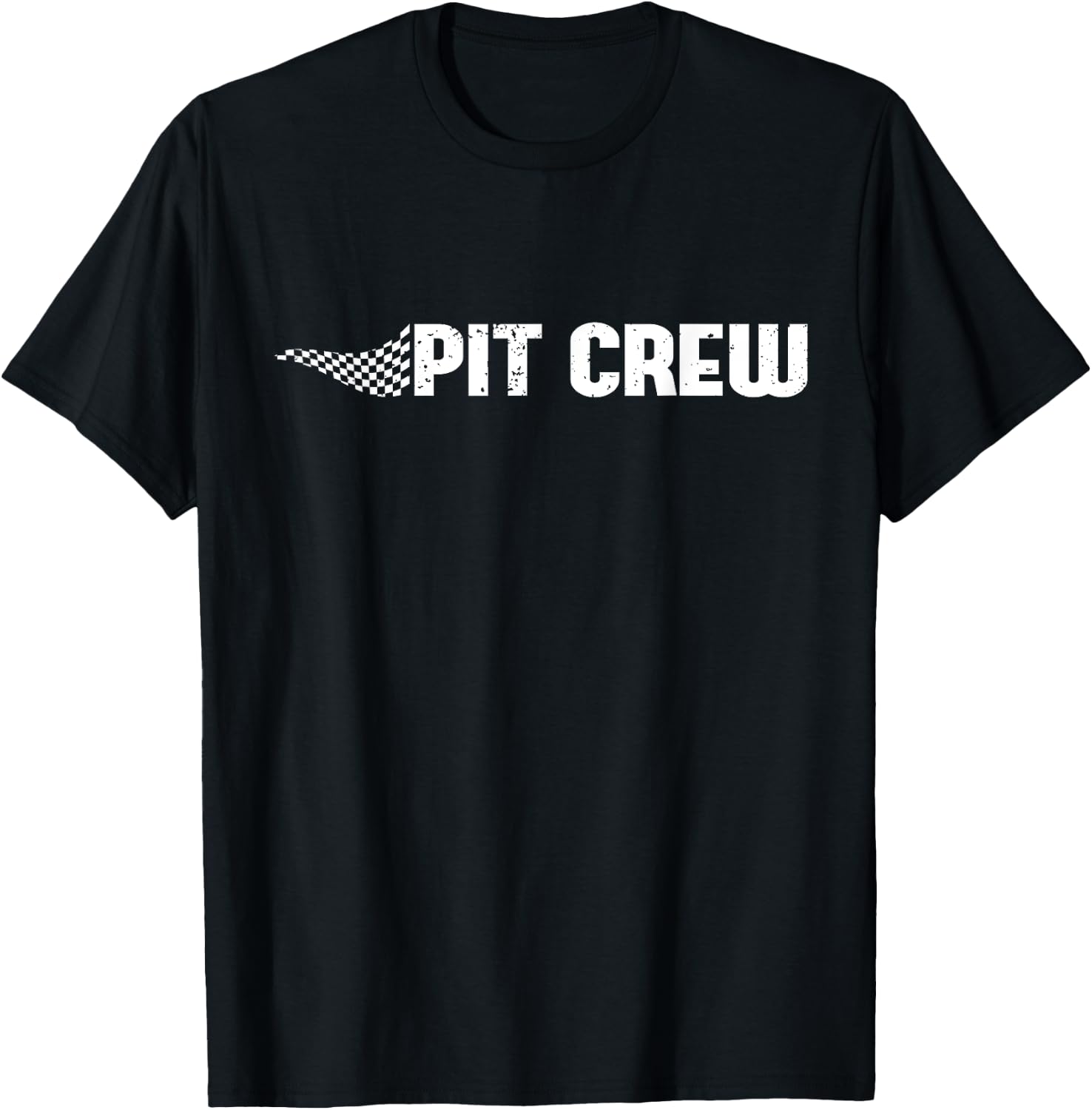 Pit Crew Pit Crew Racing Car Family Matching Birthday Party T-Shirt - T-Shirt | Black