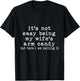 It's Not Easy Being My Wife's Arm Candy But Here I Am Nailin T-Shirt - T-Shirt | Black