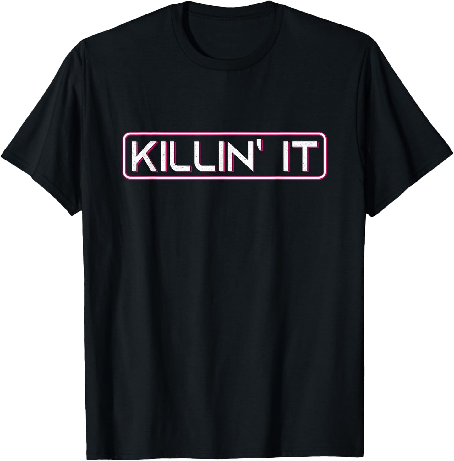 Women's Teens Girls Cute Top Elegant Modern Funny Killin' it T-Shirt - T-Shirt | Black