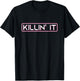 Women's Teens Girls Cute Top Elegant Modern Funny Killin' it T-Shirt - T-Shirt | Black