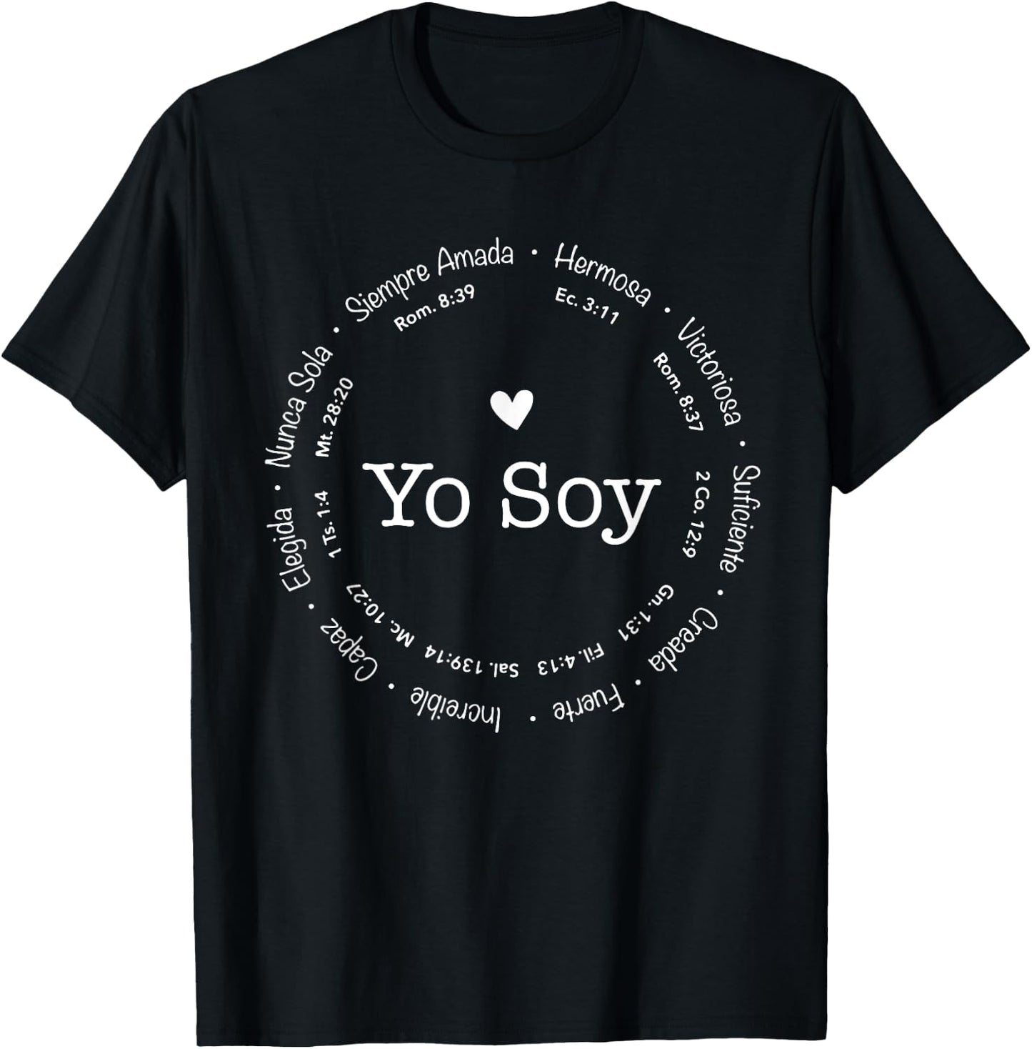 Yo Soy Inspiracion, I am Inspiration In Spanish T-Shirt - T-Shirt | Black