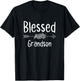 Blessed Grandson Christian Religion Spiritual Birthday T-Shirt - T-Shirt | Black