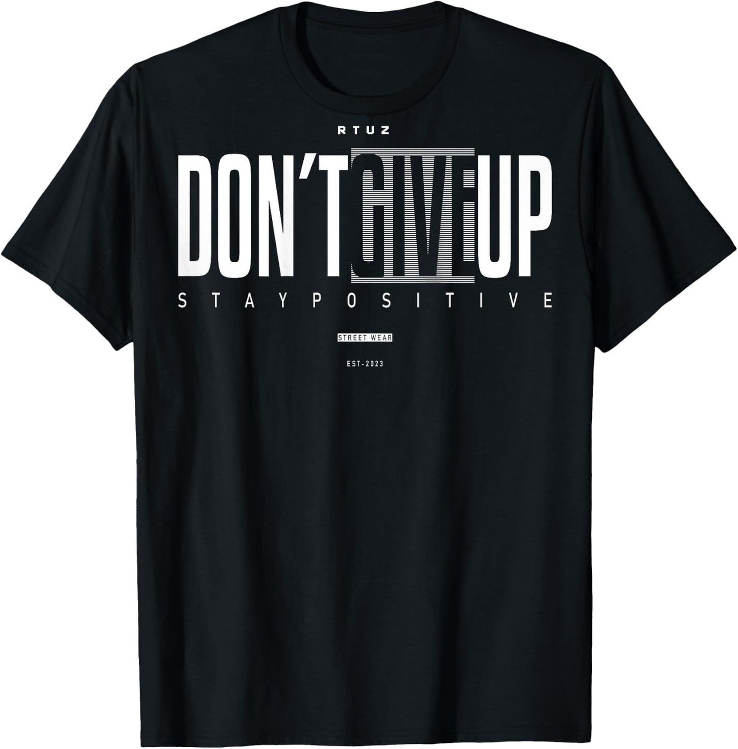 Fitness Quote Y2K Gym Training Back Print Yoga Sport Workout T-Shirt - T-Shirt | Black