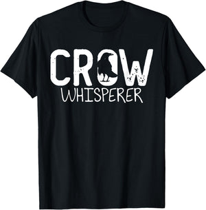 Crow Whisperer Raven Crow Whisper Raven Bird Raven T-Shirt - T-Shirt | Black