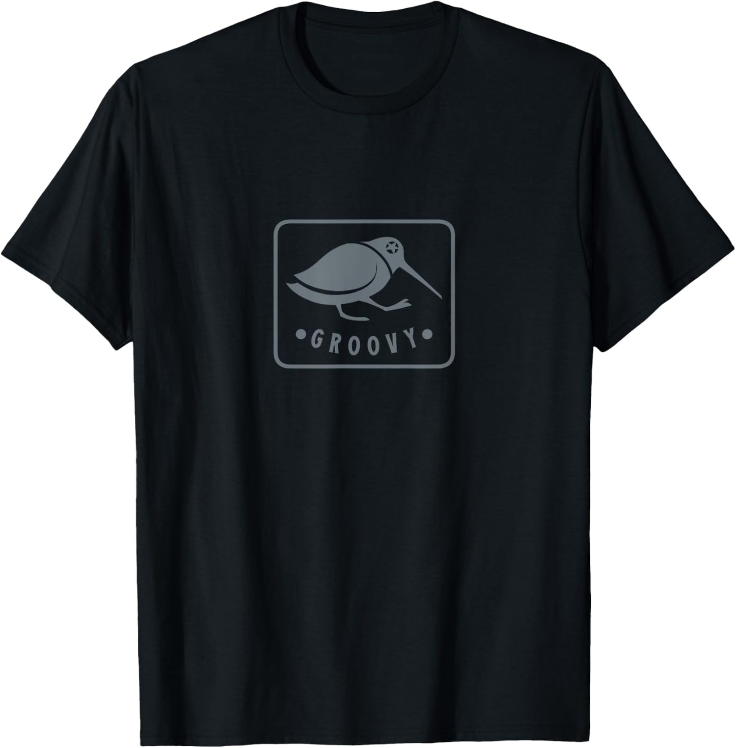 Woodcock funny dance. Minimalist design for bird fans T-Shirt - T-Shirt | Black