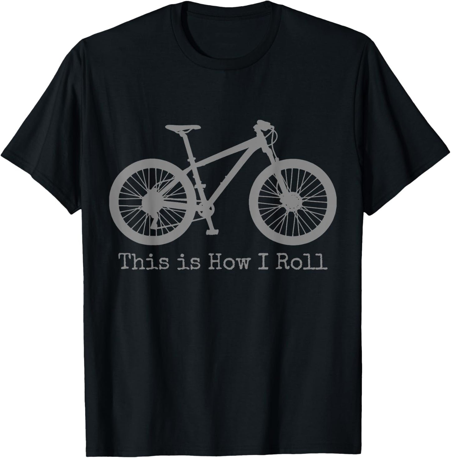 Mountain Bike Biking MTB Bicycle Cyclist Cycling Funny T-Shirt - T-Shirt | Black