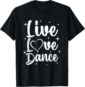 Cute Dance Art For Dancers Men Women Boys Girls Jazz Dancing T-Shirt - T-Shirt | Black