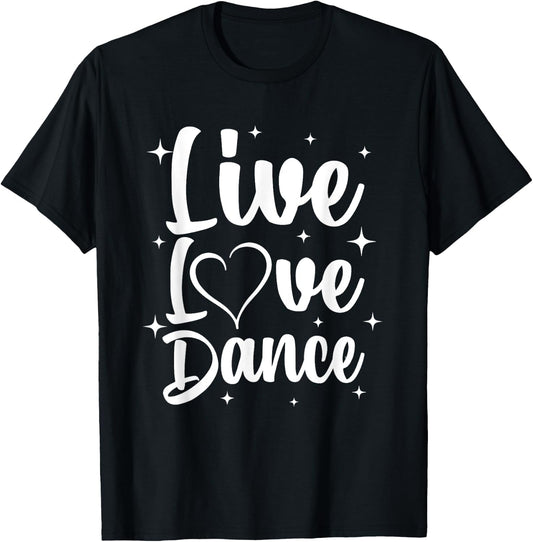 Cute Dance Art For Dancers Men Women Boys Girls Jazz Dancing T-Shirt - T-Shirt | Black