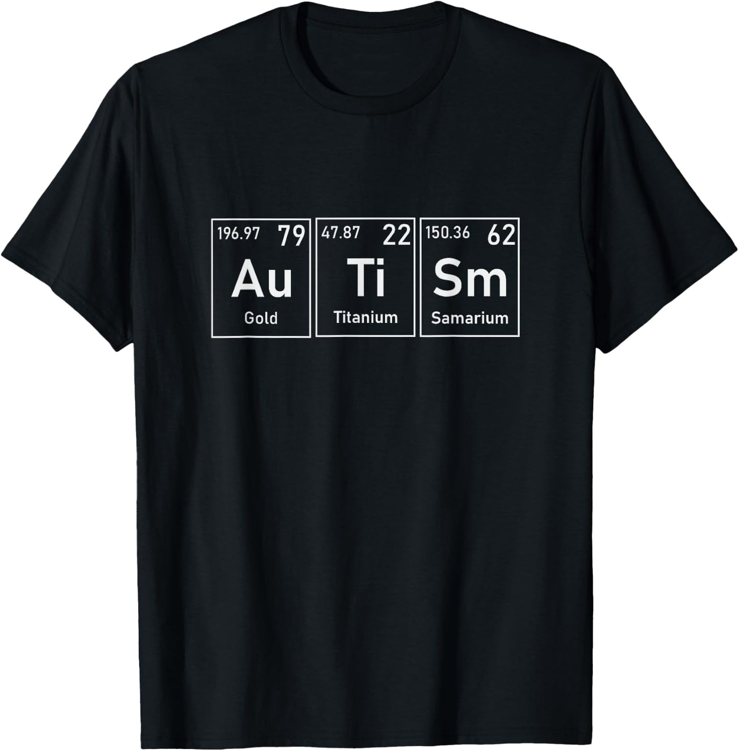 Autism Science Design Autistic Quote Autism Awareness T-Shirt - T-Shirt | Black
