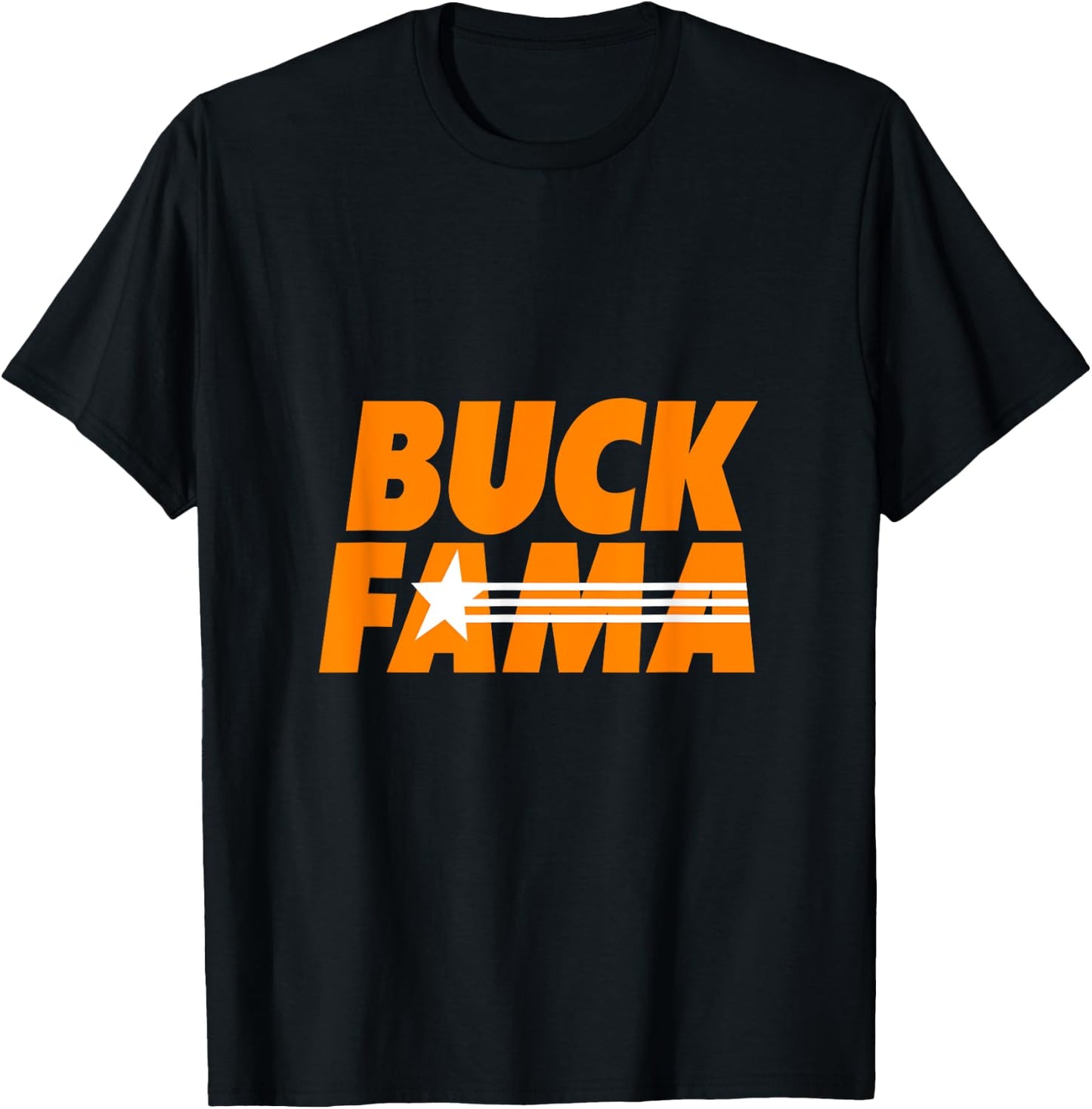 Buck Fama Team Spirit Cheer Football Fan Rivalry Sports T-Shirt - T-Shirt | Black