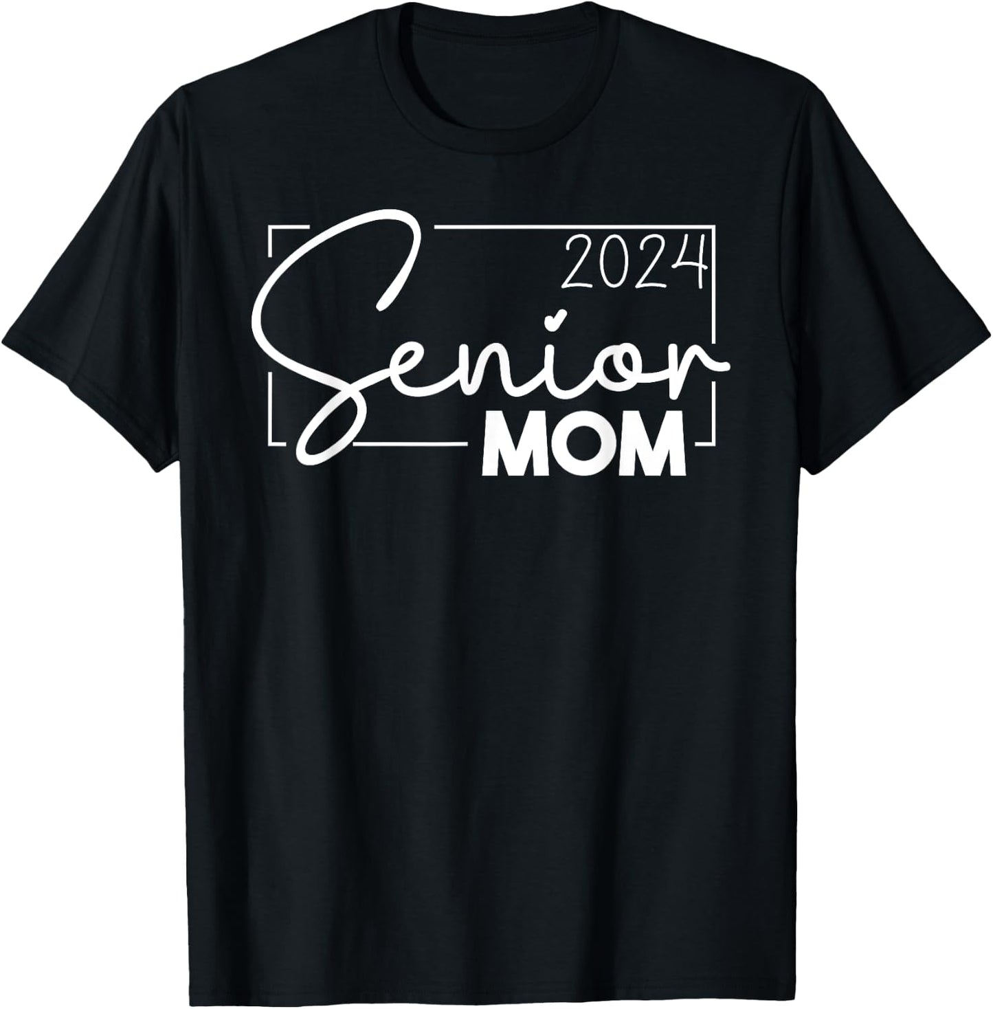 Senior 2024 for Mom of a 2024 Graduate Class of 2024 T-Shirt - T-Shirt | Black