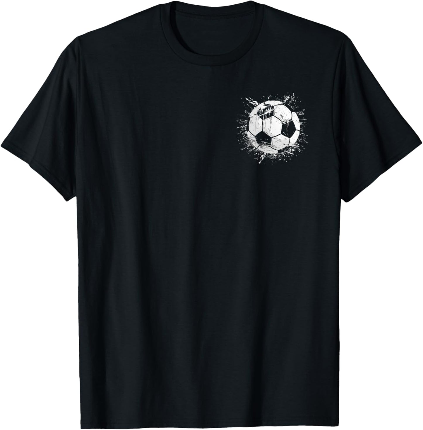 Soccer Ball Sport Stylish Design T-Shirt - T-Shirt | Black
