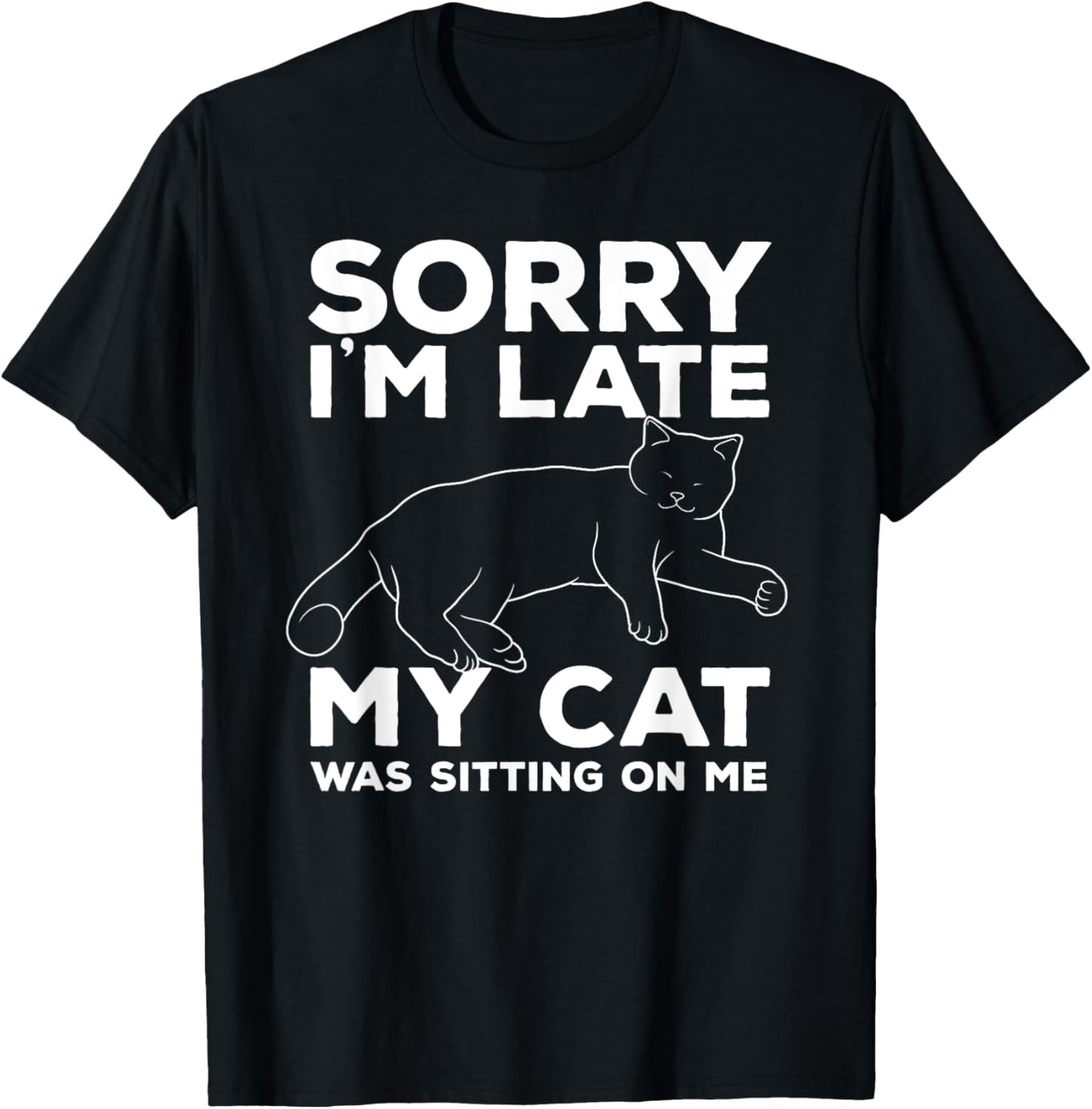 Cute Cat Women Cat Joke Kitten Pet New Feline Animal T-Shirt - T-Shirt | Black