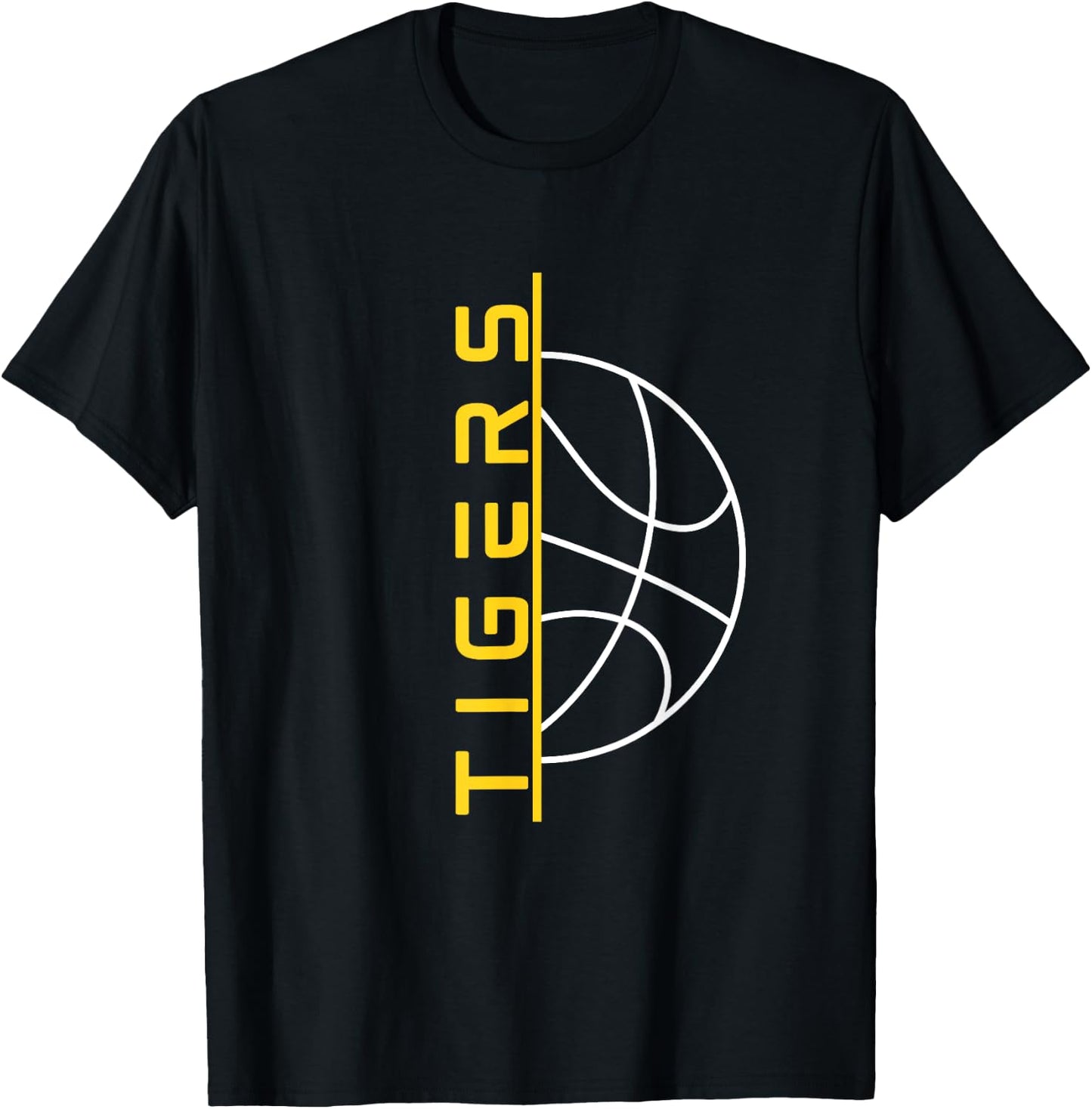 Tigers Basketball T-Shirt - T-Shirt | Black