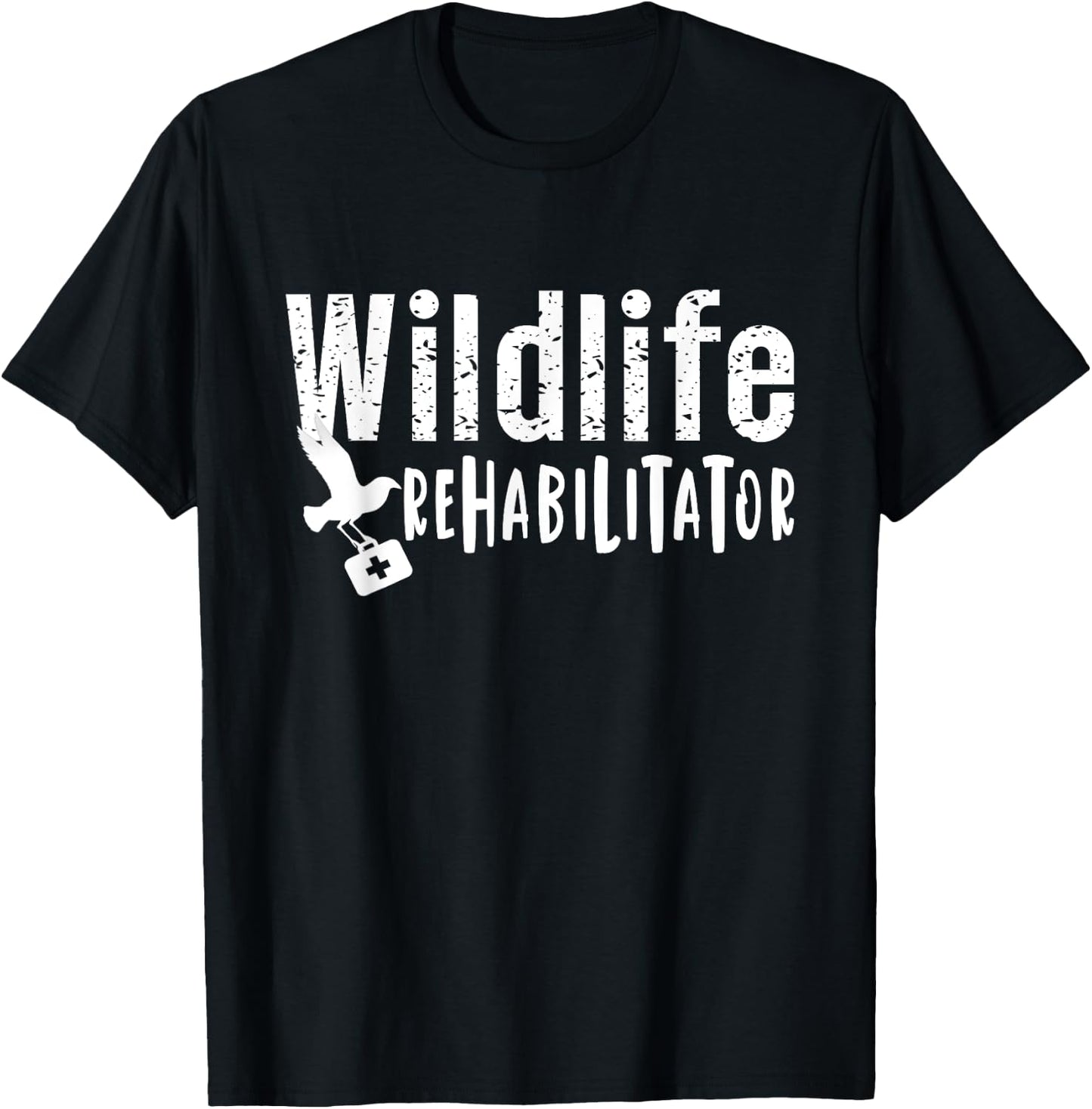 Wildlife Rehabilitator Animal Rehabilitation Rescue T-Shirt - T-Shirt | Black