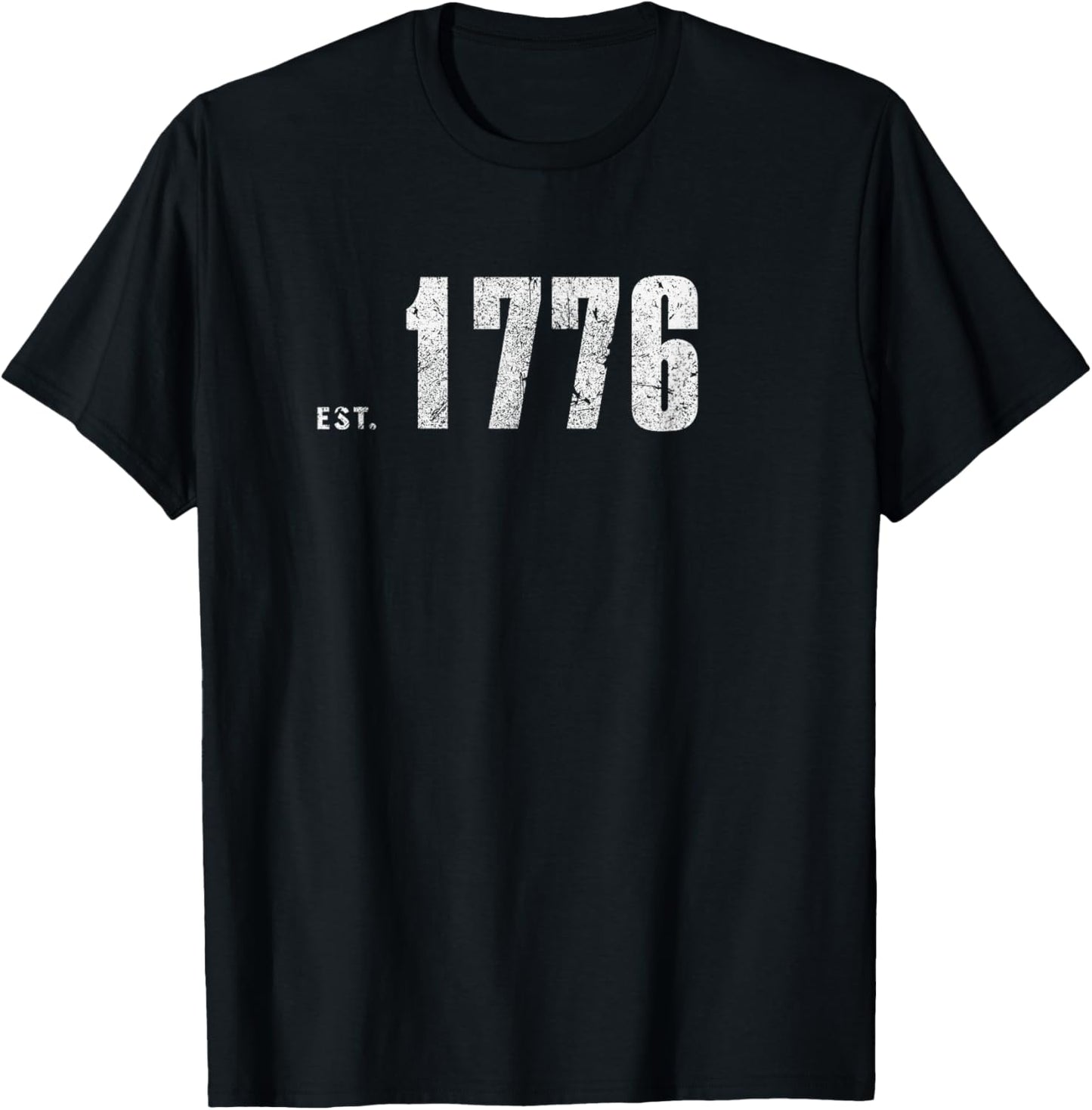 Established 1776 | Patriotic Independence Day - America USA Kids Men T-Shirt - T-Shirt | Black
