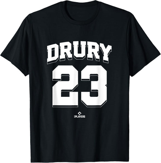 Brandon Drury 23 Los Angeles MLBPA T-Shirt - T-Shirt | Black