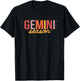 Gemini Season Zodiac Horoscope Astrology May June Birthday T-Shirt - T-Shirt | Black