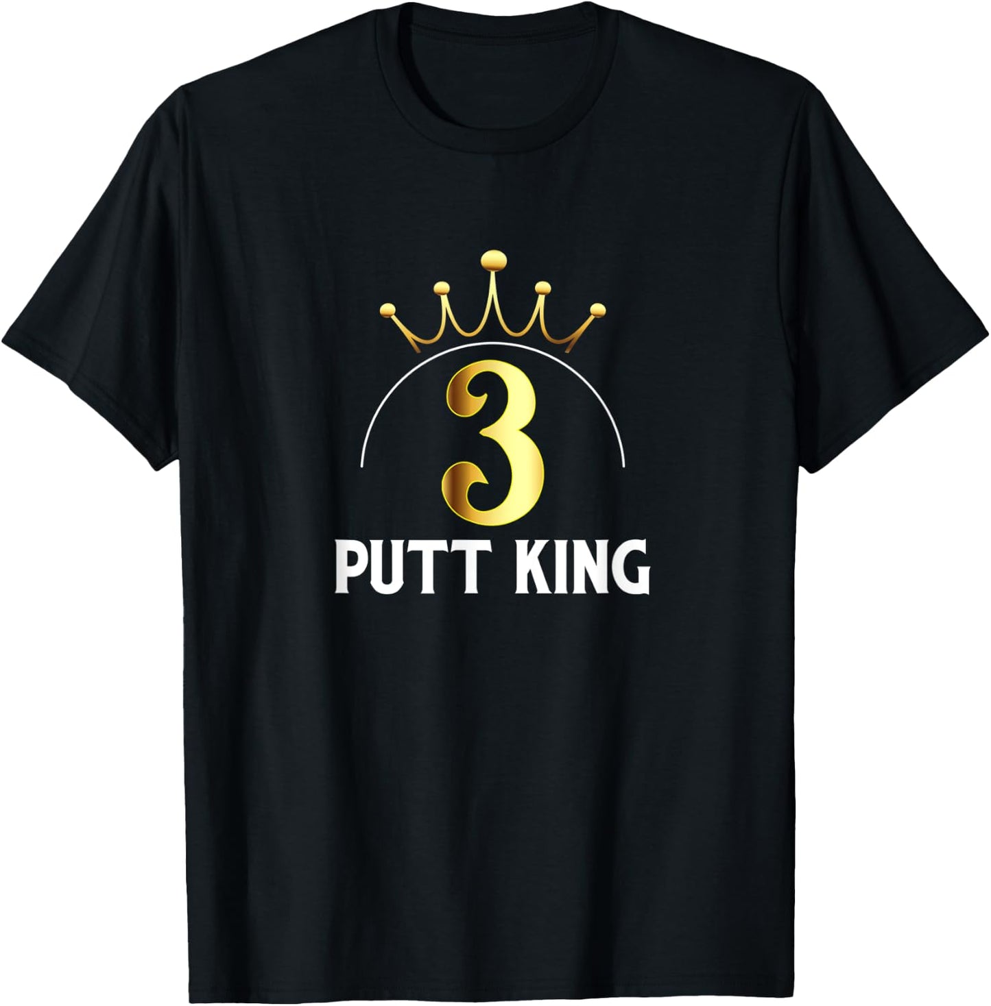 SHANKITGOLF 3 Putt King T-Shirt - T-Shirt | Black