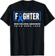 Mesothelioma Fighter - Blue Ribbon Mesothelioma Awareness T-Shirt - T-Shirt | Black