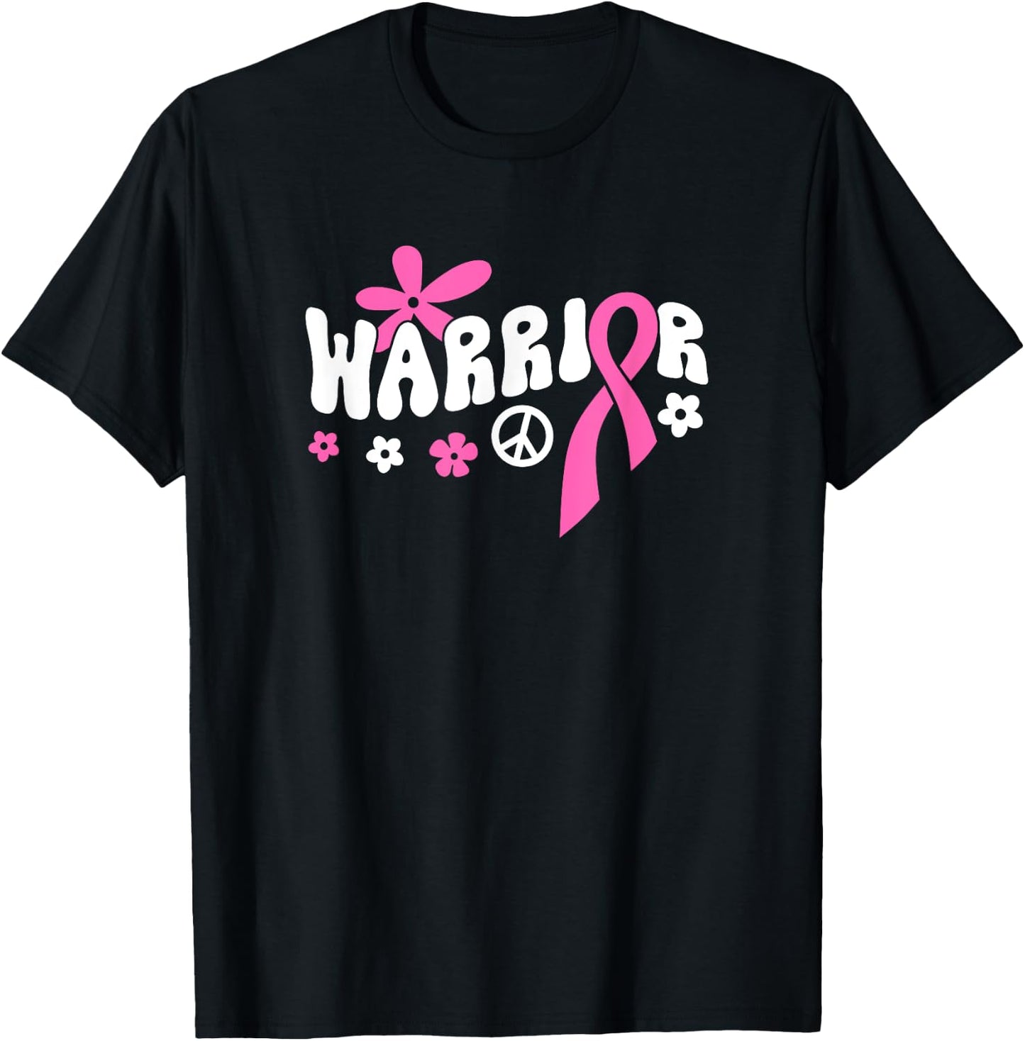 Breast Cancer Warrior T-Shirt - T-Shirt | Black
