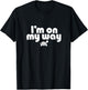 On My Way: Slow and Steady Turtle Adventure T-Shirt - T-Shirt | Black