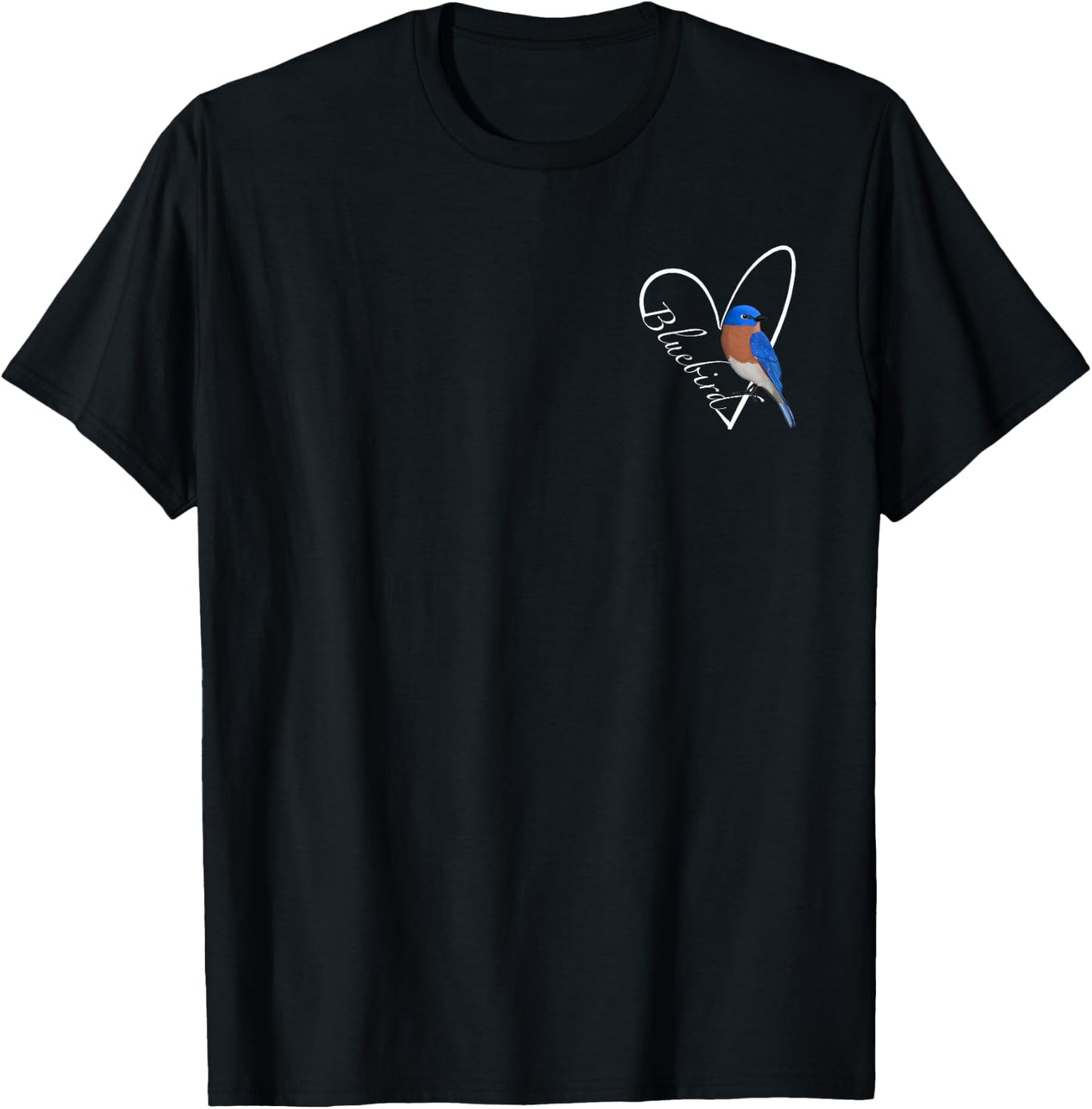 Bluebird Bird Birdlover Birdwatcher Animal Biologist T-Shirt - T-Shirt | Black