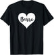 Barre Love Heart Cute Funny Yoga Exercise Barre Sports T-Shirt - T-Shirt | Black