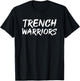 Trench Warriors Football Defensive Lineman T-Shirt - T-Shirt | Black