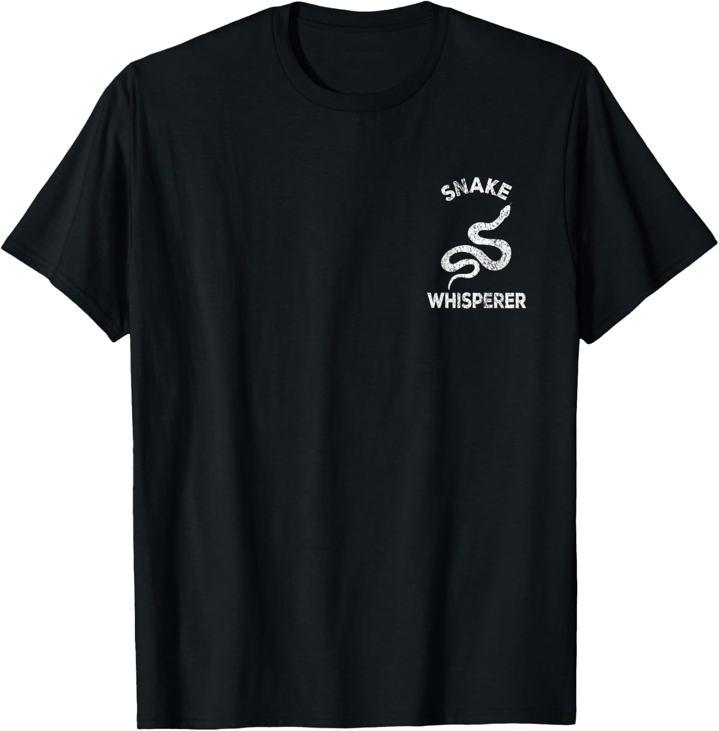 Snake Whisperer Snake Lover Funny Snake Quote T-Shirt - T-Shirt | Black