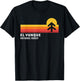 El Yunque National Forest Puerto Rico Retro Style Stripes T-Shirt - T-Shirt | Black