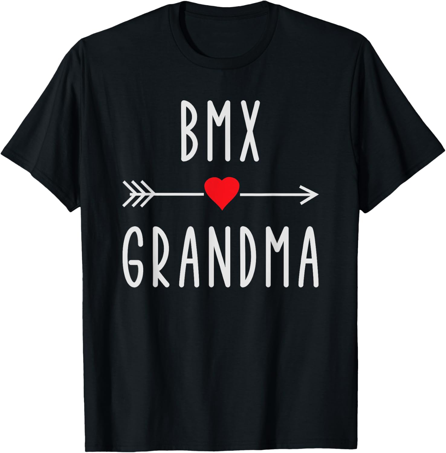 BMX Grandma Funny Women's Cyclist Biker Grandma Gift BMX T-Shirt - T-Shirt | Black