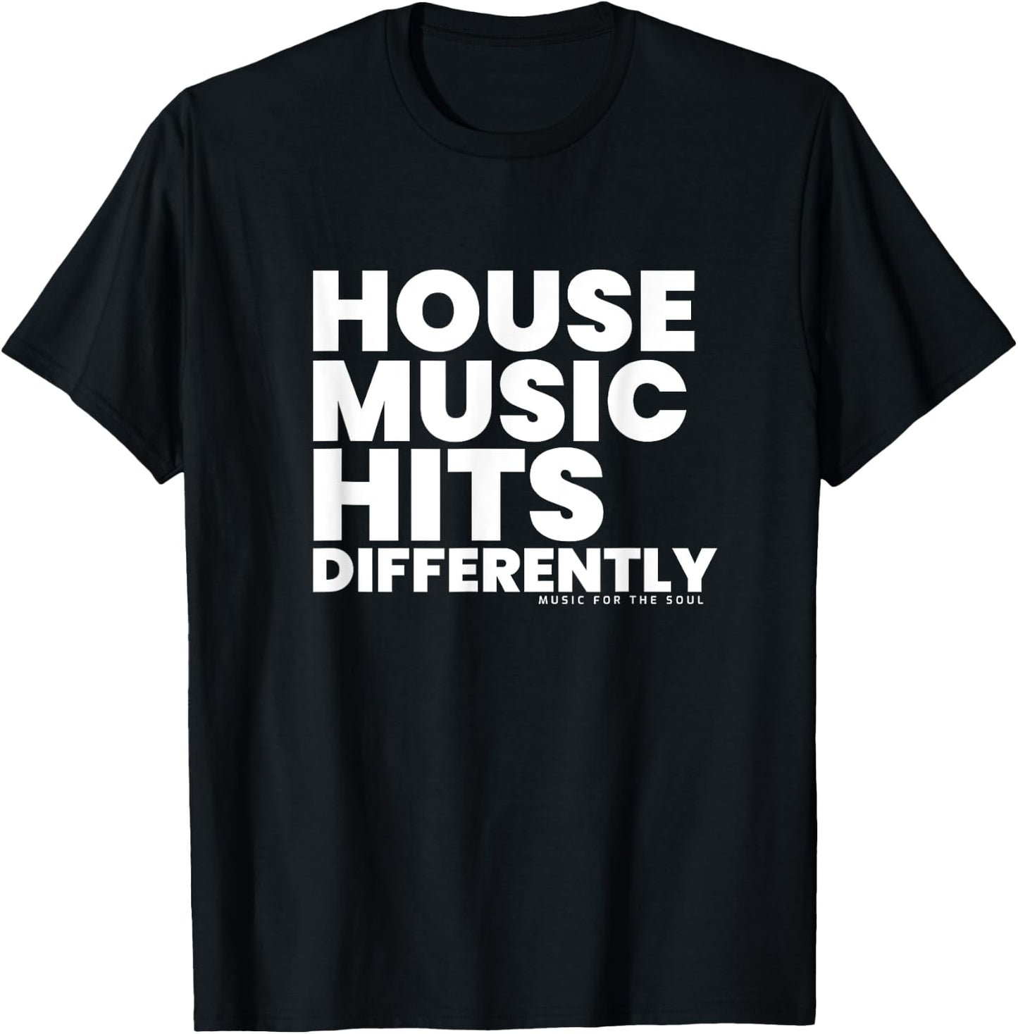 House Music Deep House Dance T-Shirt - T-Shirt | Black