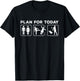 Cornhole sports plan for today funny couple memes theme T-Shirt - T-Shirt | Black