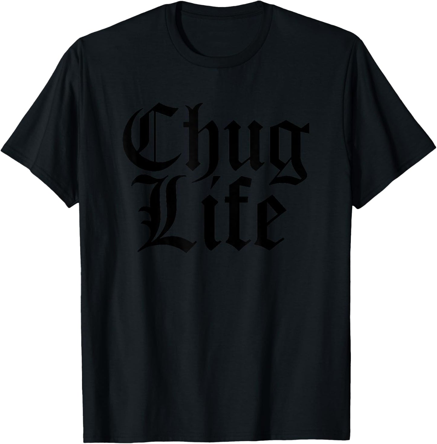 Serous Beer Drinkers CHUG LIFE Lager Ale Craft Beer T-Shirt - T-Shirt | Black