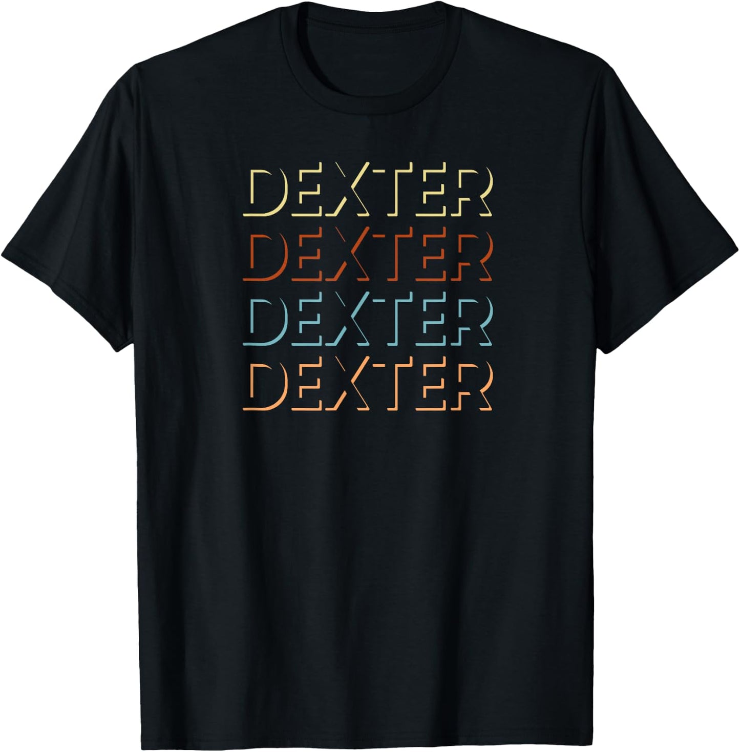 Dexter First Name My Personalized Named T-Shirt - T-Shirt | Black