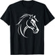 Horse Equestrian Riding T-Shirt - T-Shirt | Black