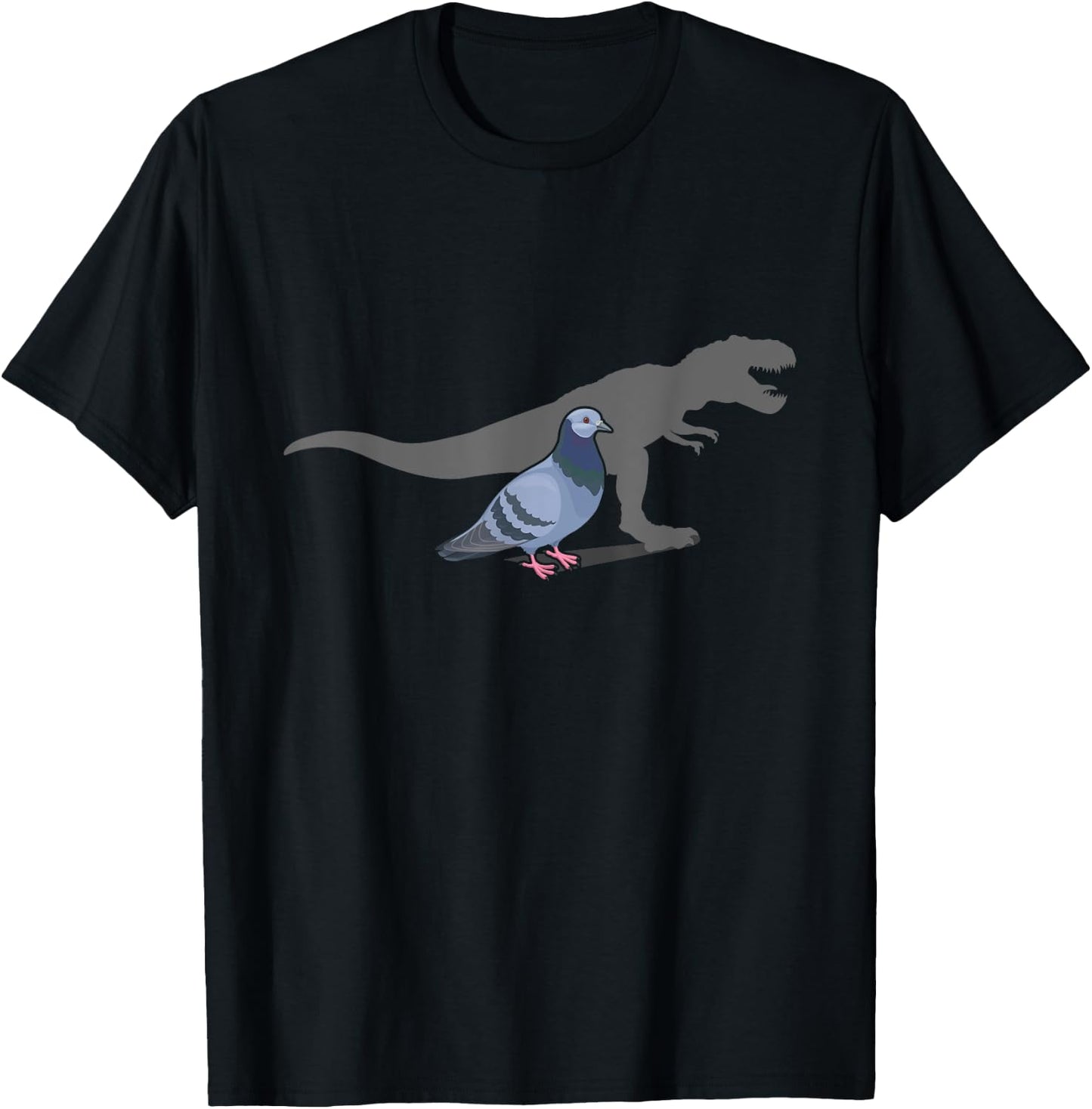 Pigeon T-Rex Shirt Pigeon Racing Shirt Pigeon Shirt Bird T-Shirt - T-Shirt | Black