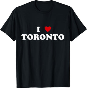 I Heart Canada City - I Love Toronto T-Shirt - T-Shirt | Black
