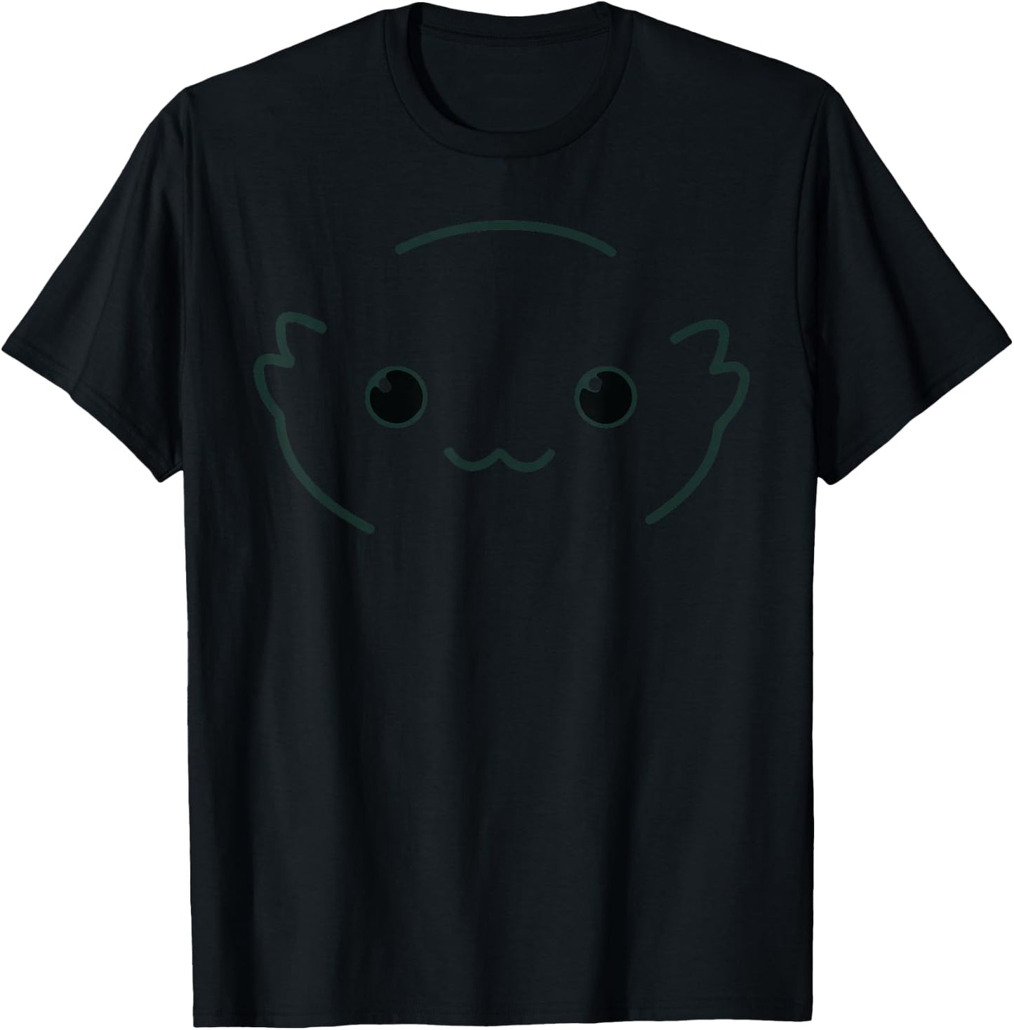 GatorDesign LLC Moopsy Face -Kids Grey Small Classic Fit Round Neck Short Sleeve Humorous T-Shirt - T-Shirt | Black