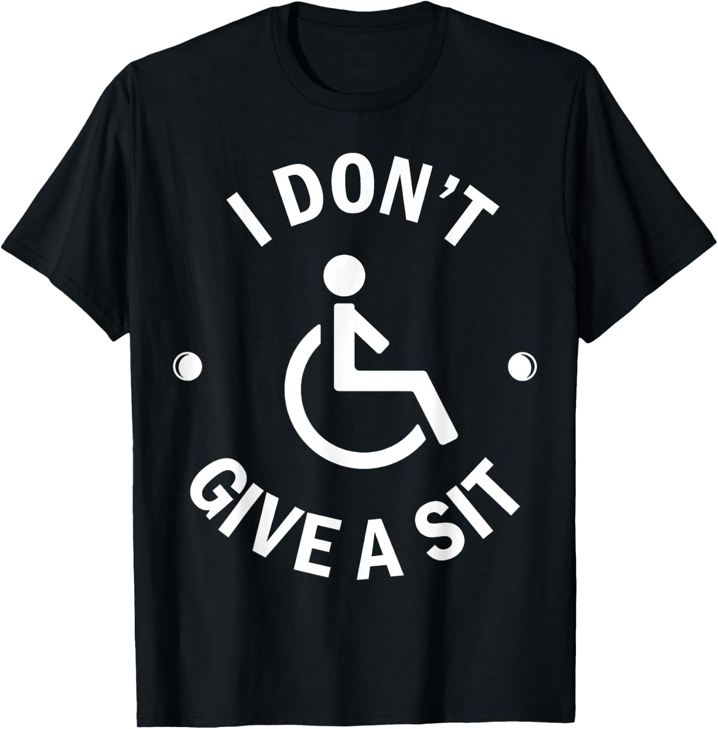 Funny Wheelchair driver T-Shirt - T-Shirt | Black