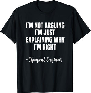 Chemical Engineer Process Science Engineering Industry T-Shirt - T-Shirt | Black