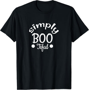 Halloween Simply Bootiful October 31 T-Shirt - T-Shirt | Black