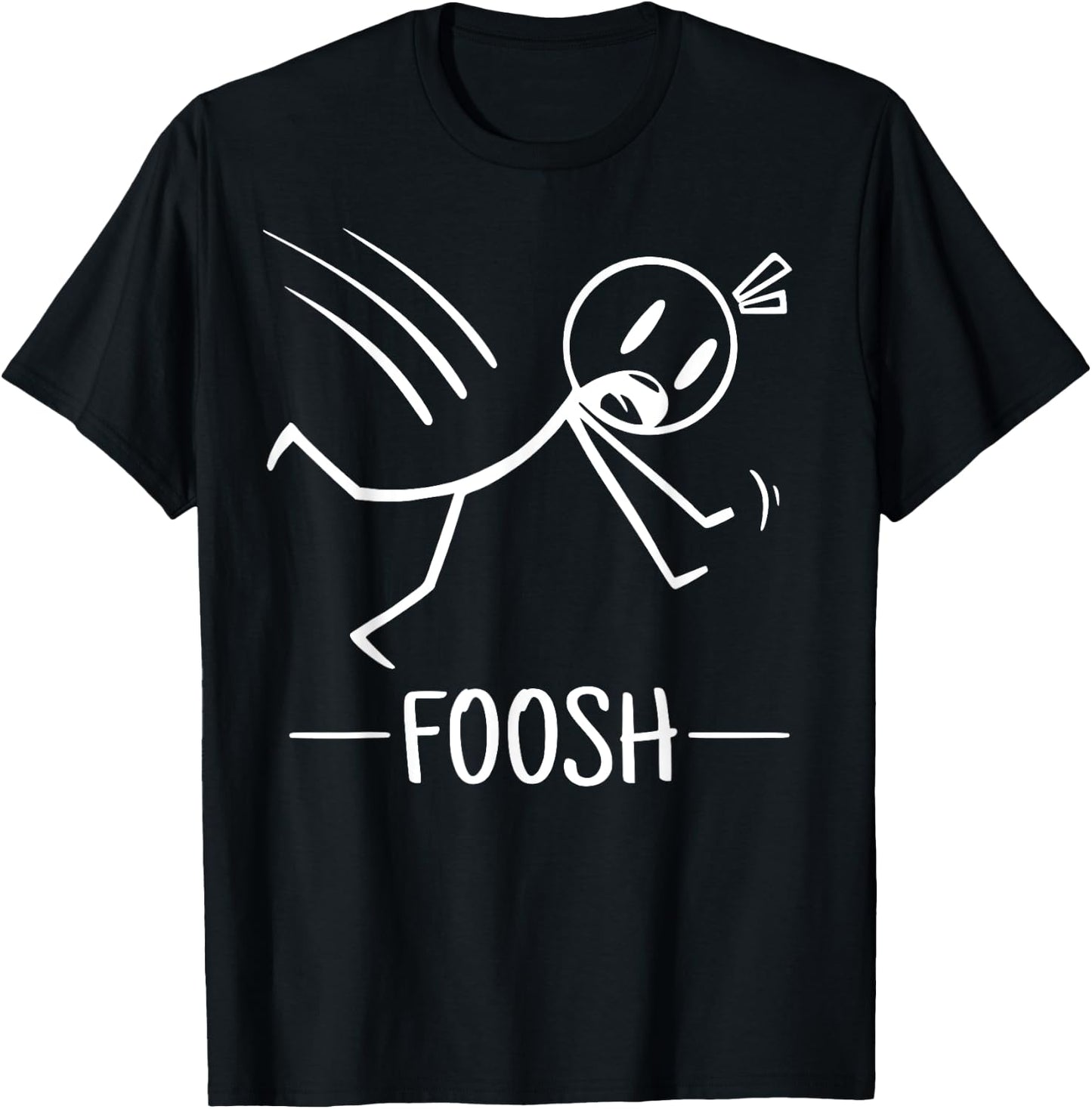 FOOSH Fall On Outstretched Hands Surprised design T-Shirt - T-Shirt | Black