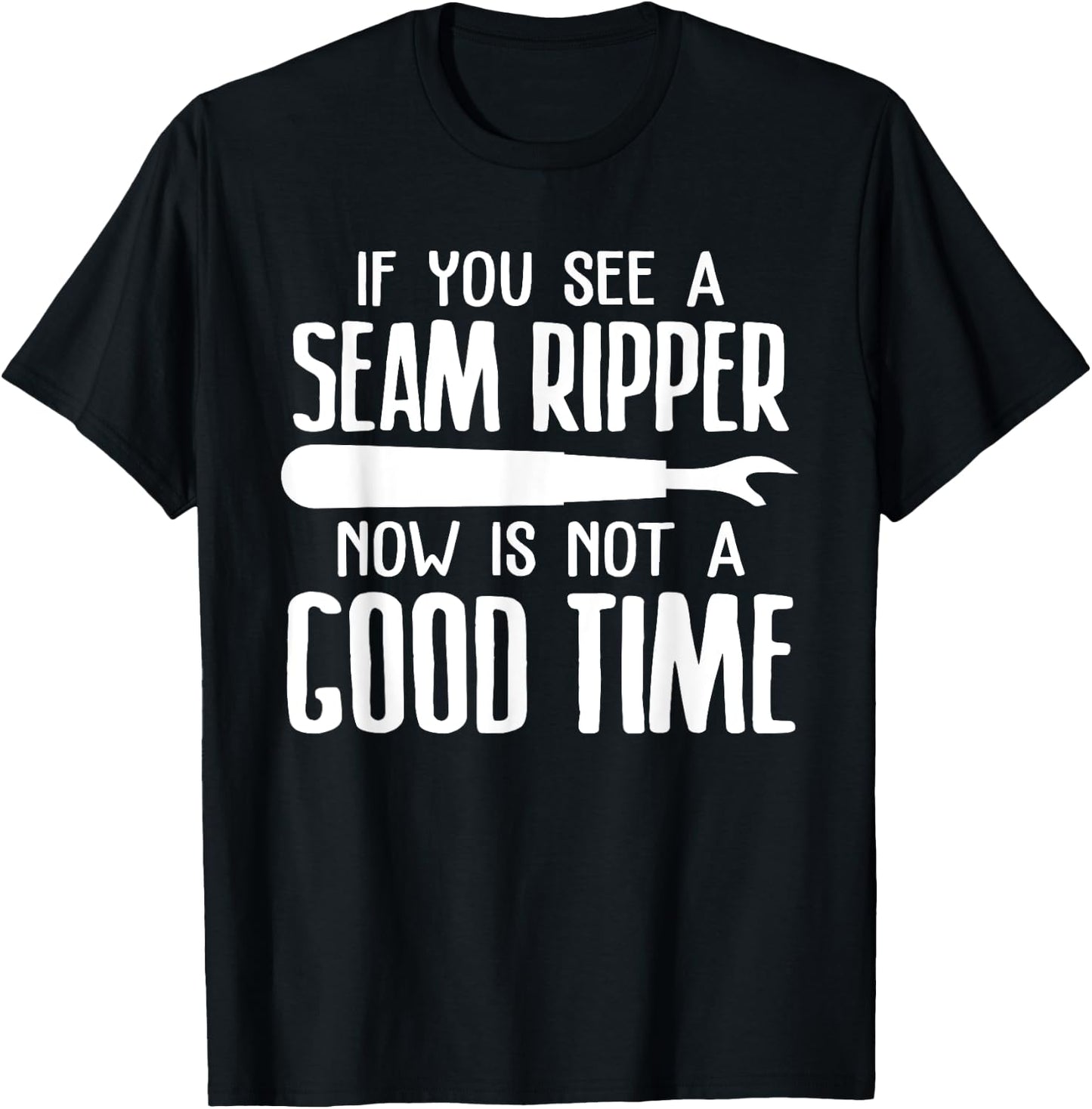Funny Quilting Gift Quilter Seamstress Cool Sewing T-Shirt - T-Shirt | Black