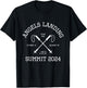 Climbed Angels Landing Summit 2024 Utah USA Hike Hiking T-Shirt - T-Shirt | Black