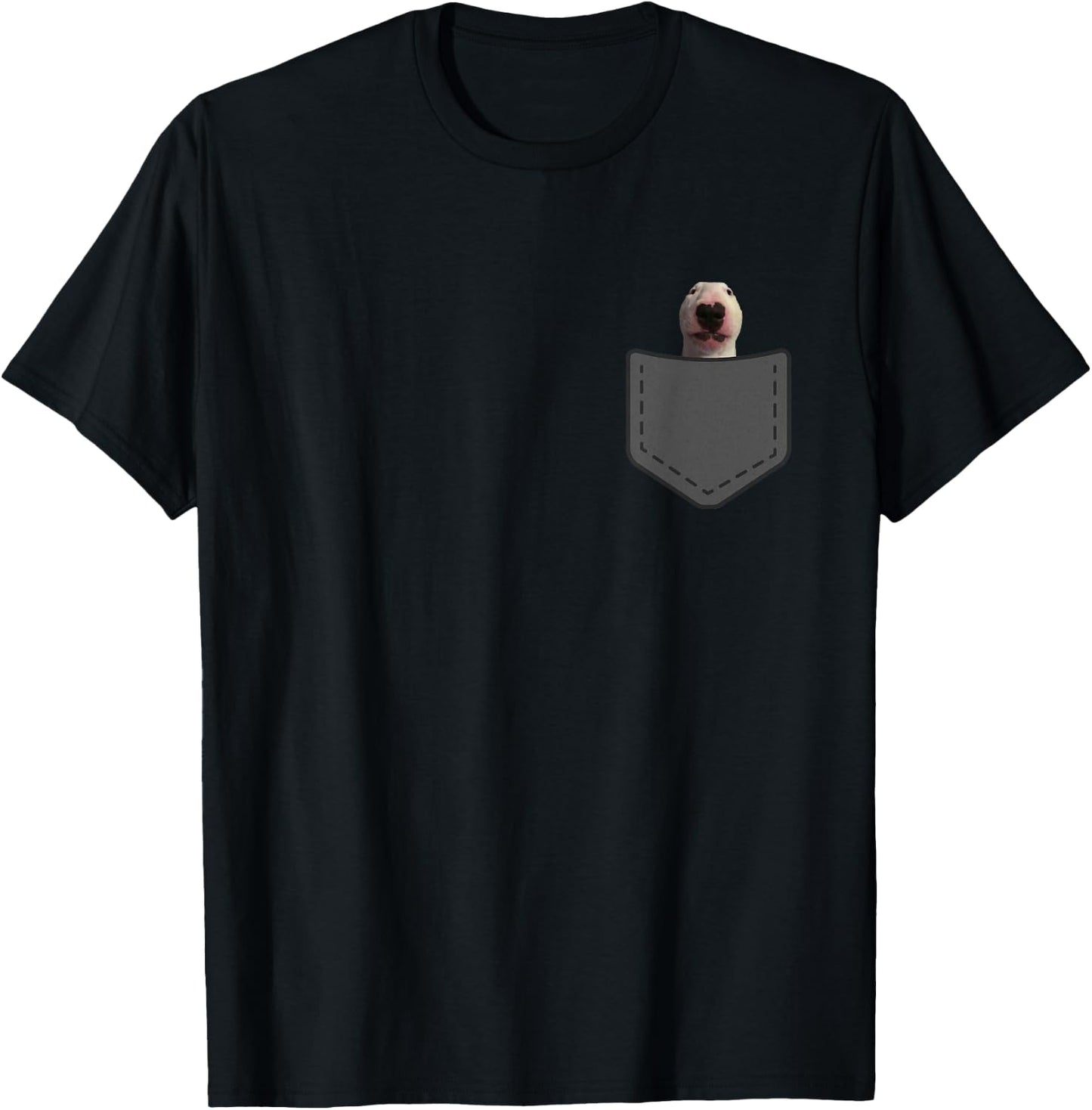 Walter Dog in Pocket Funny Meme Women Girls Kids T-Shirt - T-Shirt | Black