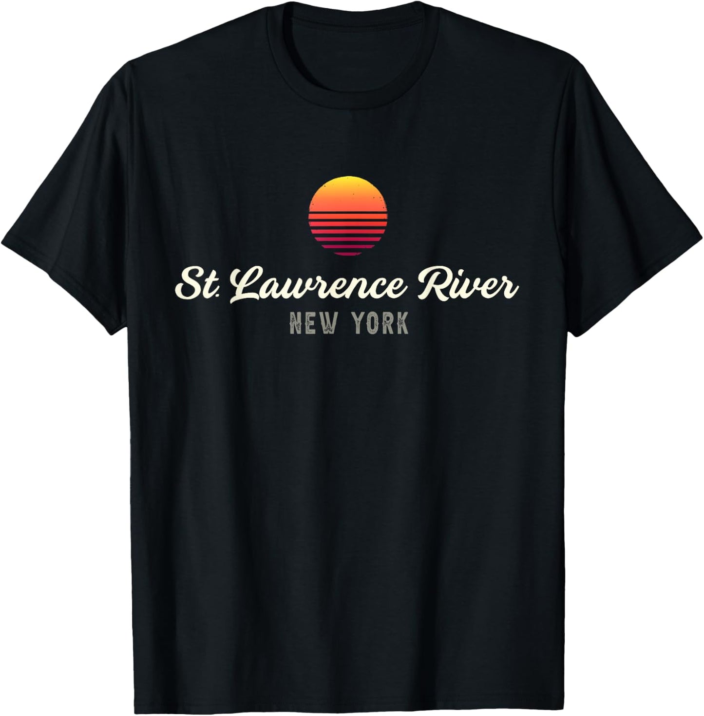 St Lawrence River NEW YORK Bass Fishing Youth Fishin Pro T-Shirt - T-Shirt | Black